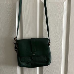Hunter Green Crossbody Fossil Bag